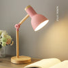 Wooden Art Iron LED Folding Simple Desk Lamp - Fort Decor