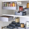 Kitchen Self-adhesive Wall-mounted Under-Shelf Spice Organizer - Fort Decor