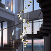 Modern led Crystal Ball Staircase Chandelier - Fort Decor