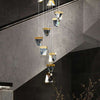 Modern led Crystal Ball Staircase Chandelier - Fort Decor