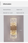 Transparent Crystal Gold Luxury Sconce Wall Light For Living Room - Fort Decor
