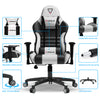 Furgle Carry Gaming Chair/Armchair Rocking Reclining Chair with PU Leather - Fort Decor