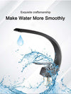 Modern Bathroom Handle Hot and Cold Waterfall Elegant Crane Faucet - Fort Decor