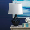Porcelain Table Lamp with Linen Shade