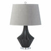 Porcelain Table Lamp with Linen Shade