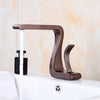 Tuqiu Basin Faucet Gold and White Bathroom Faucet Mixer Tap - Fort Decor